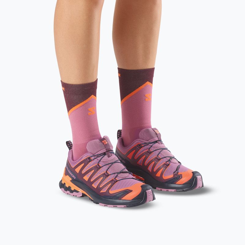 Women's running shoes Salomon XA Pro 3D V9 dusky orchid/huckleberry 6