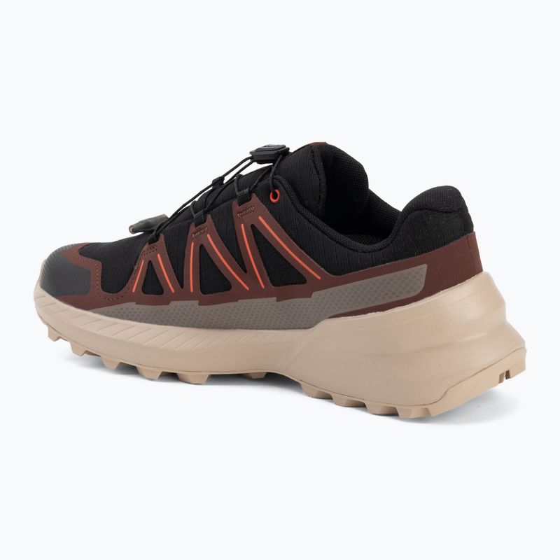 Men's running shoes Salomon Speedcross Peak GTX black/oxford tan 3
