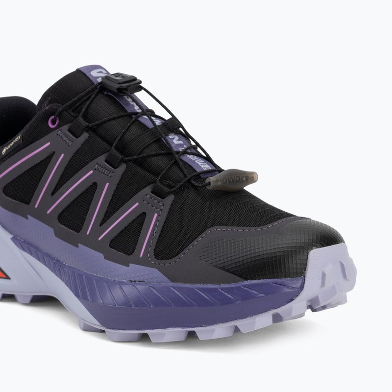 Women's running shoes Salomon Speedcross Peak GTX black/cosmic sky 7