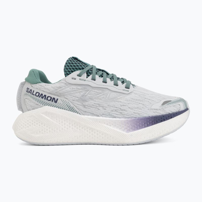 Women's running shoes Salomon Aero Glide 4 ancient water/white 2