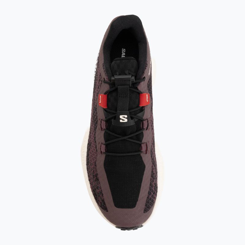 Women's running shoes Salomon Aero Glide 4 GRVL huckleberry/black 5