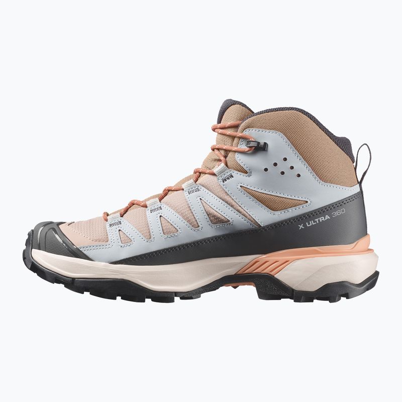 Women's trekking boots Salomon X Ultra 360 MID GTX oxford tan/pearl blue 3