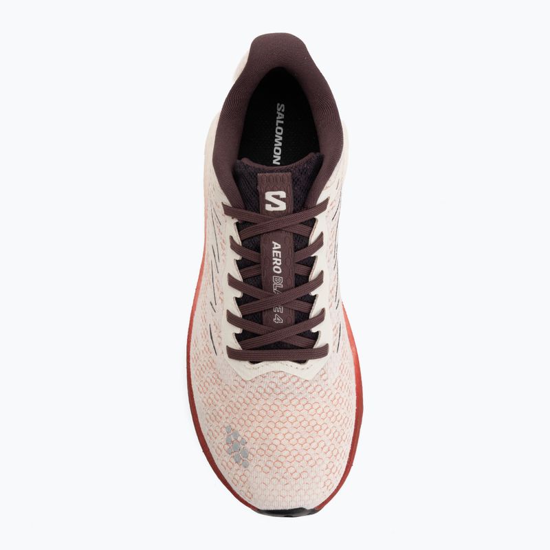 Women's running shoes Salomon Aero Blaze 4 vanilla ice/huckleberry 5
