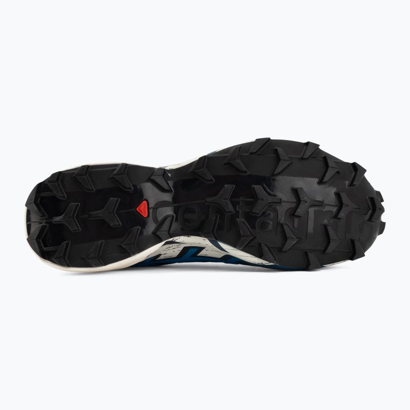 Men's running shoes Salomon Speedcross 6 GTX black/mykonos blue 4