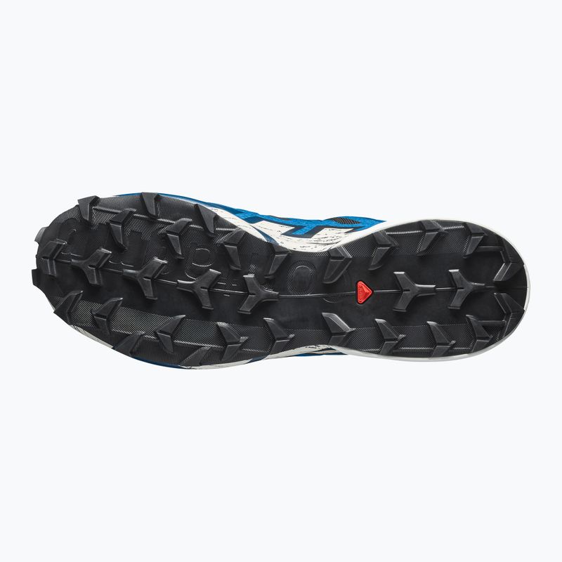 Men's running shoes Salomon Speedcross 6 GTX black/mykonos blue 4
