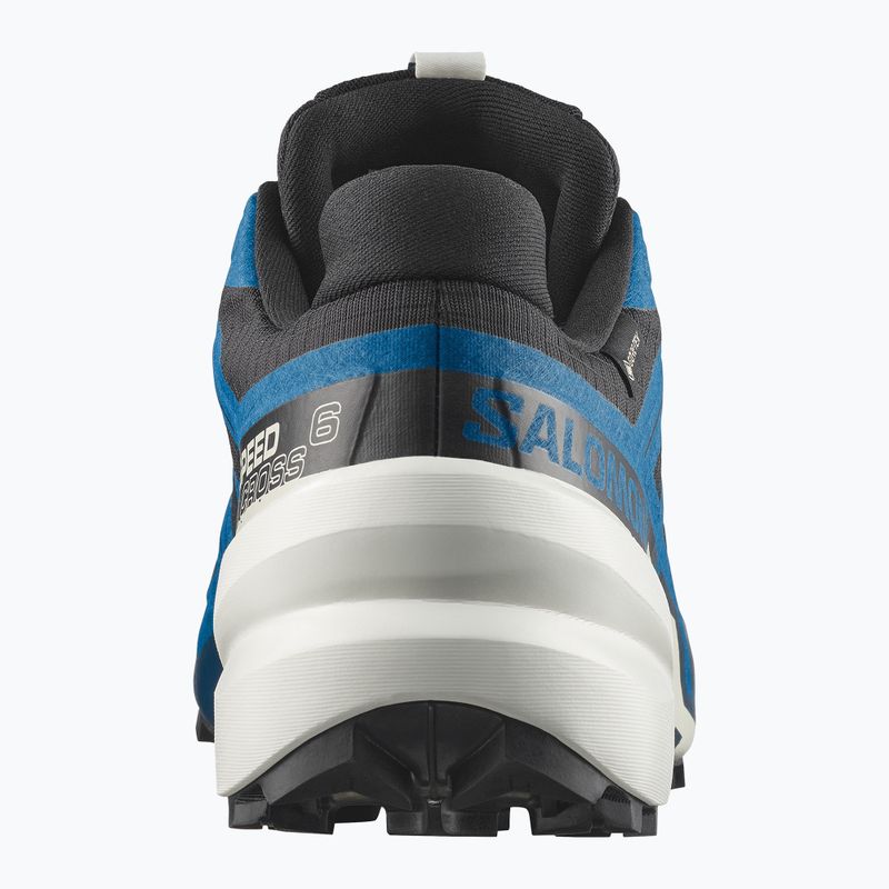 Men's running shoes Salomon Speedcross 6 GTX black/mykonos blue 5