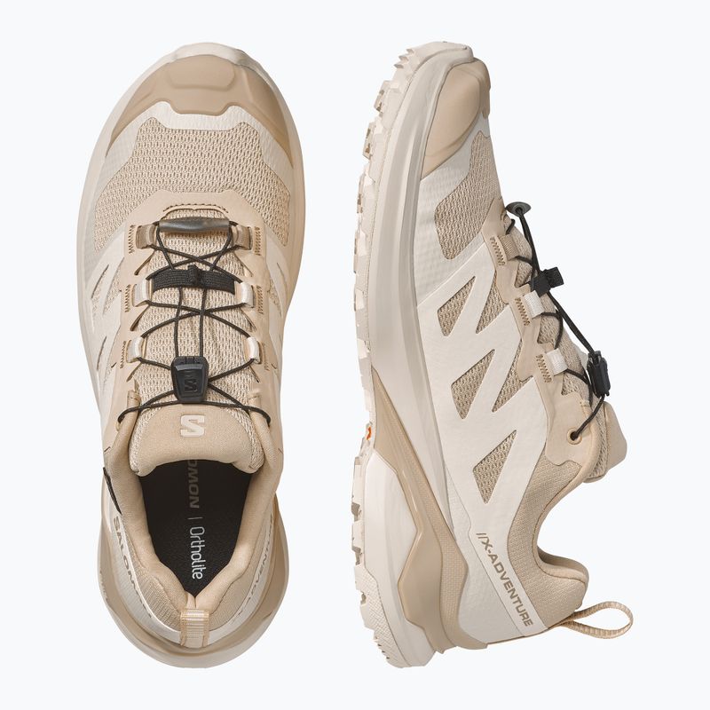 Women's trekking boots Salomon X-Adventure GTX Safari/Almond Milk/Desert 3