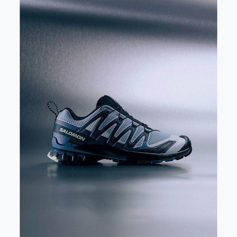 Men's running shoes Salomon XA Pro 3D V9 Icon black/brunnera blue 7