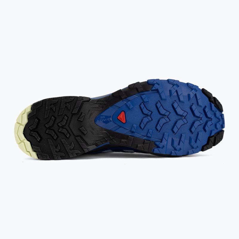 Men's running shoes Salomon XA Pro 3D V9 Icon black/brunnera blue 4