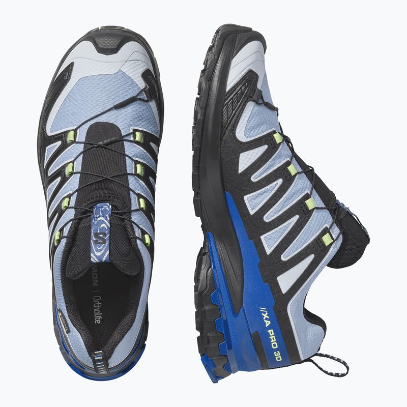 Men's running shoes Salomon XA Pro 3D V9 GTX Icon black/brunnera blue 3
