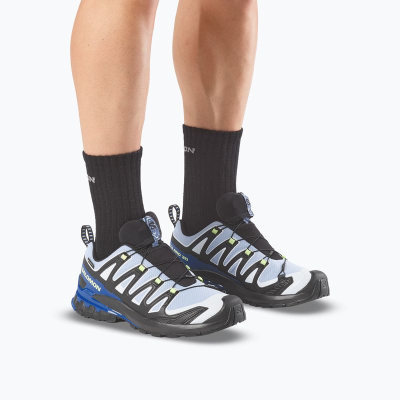 Men's running shoes Salomon XA Pro 3D V9 GTX Icon black/brunnera blue 6