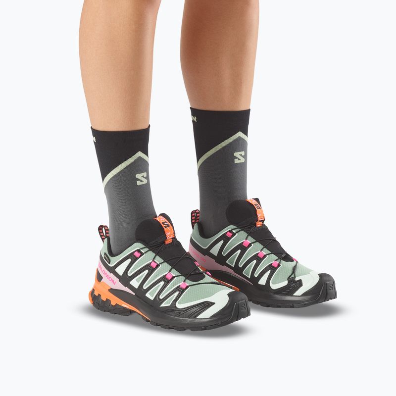 Women's running shoes Salomon XA Pro 3D V9 GTX Icon black/green milieu 6