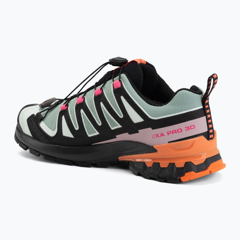 Women's running shoes Salomon XA Pro 3D V9 GTX Icon black/green milieu 3