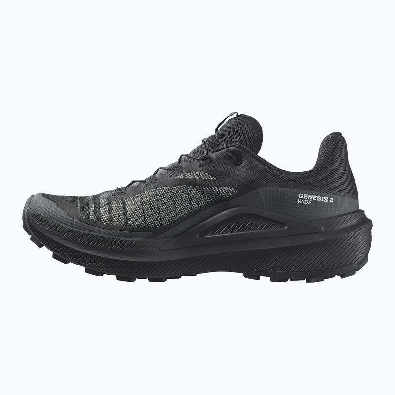 Running shoes Salomon Genesis 2 Wide black/black 3
