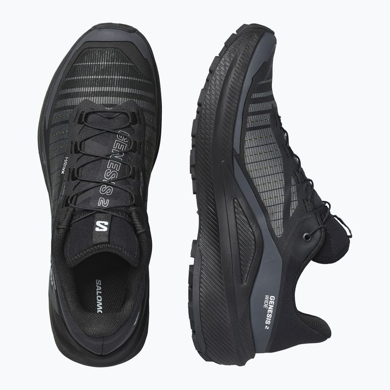 Running shoes Salomon Genesis 2 Wide black/black 6