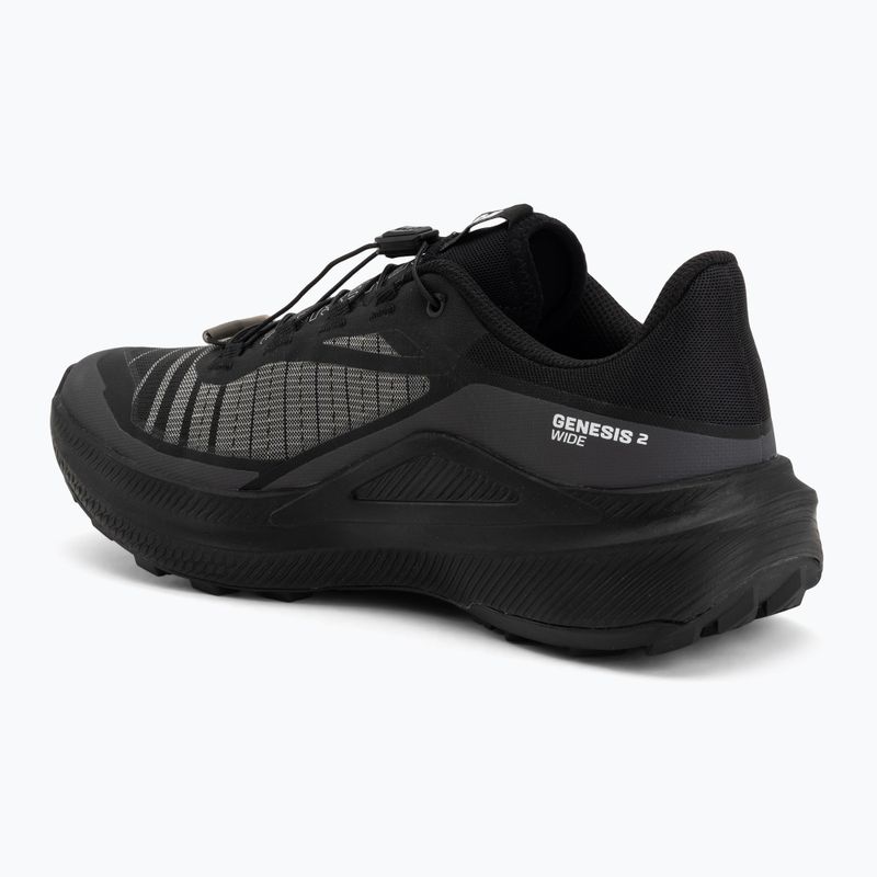 Running shoes Salomon Genesis 2 Wide black/black 3