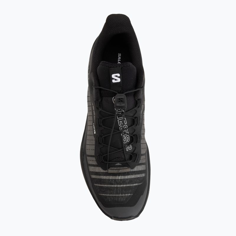 Men's running shoes Salomon Genesis 2 black/black 5