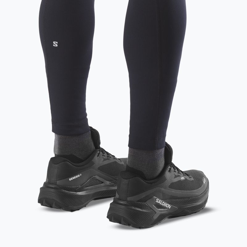 Men's running shoes Salomon Genesis 2 GTX black/black 5