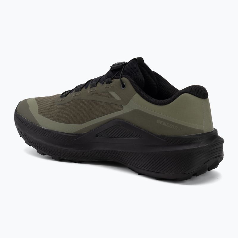 Men's running shoes Salomon Genesis 2 GTX grape leaf/black 3