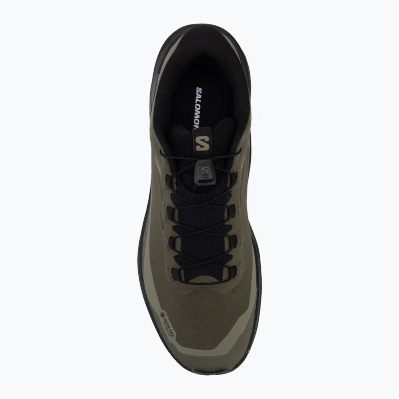 Men's running shoes Salomon Genesis 2 GTX grape leaf/black 5