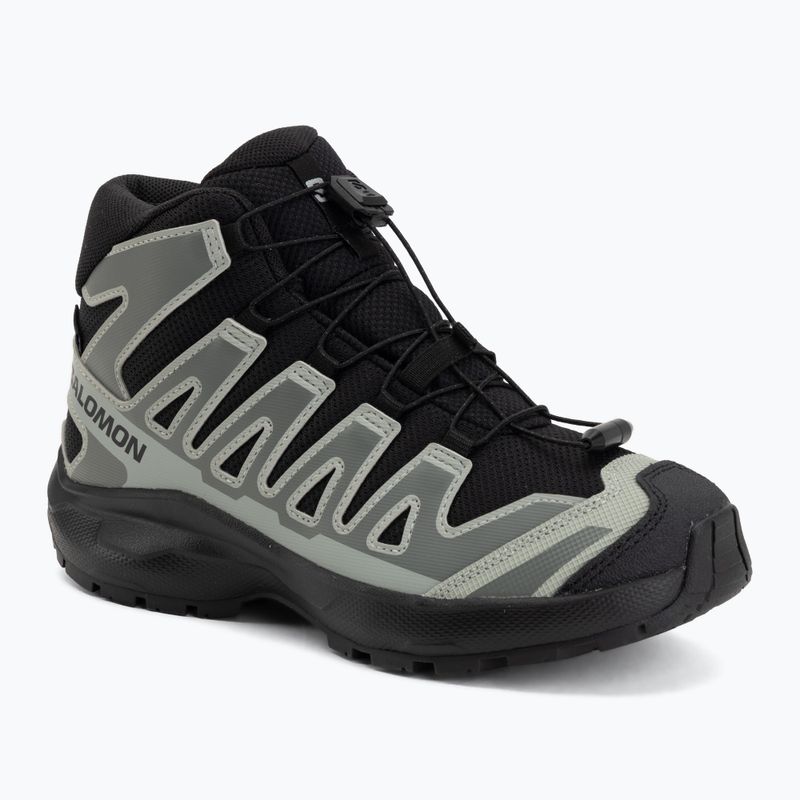 Children's hiking boots Salomon XA PRO MID Waterproof black/sedona sage