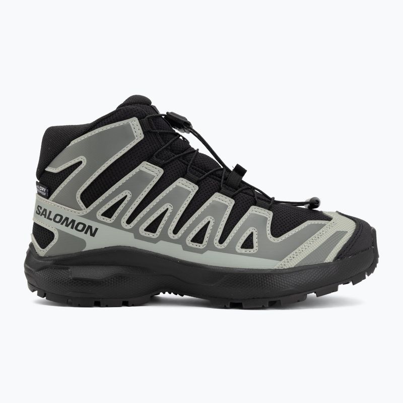Children's hiking boots Salomon XA PRO MID Waterproof black/sedona sage 2
