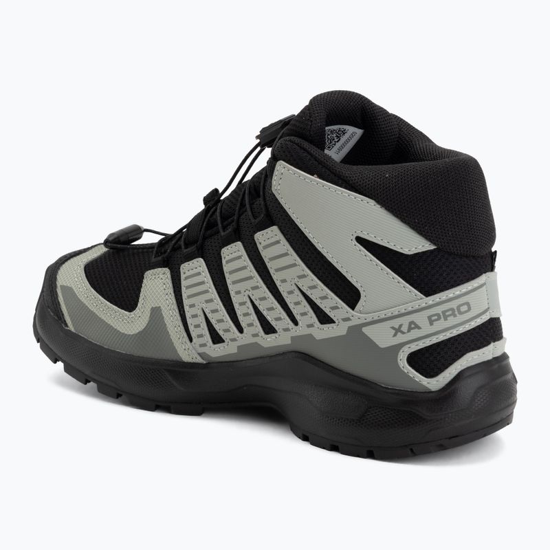 Children's hiking boots Salomon XA PRO MID Waterproof black/sedona sage 3