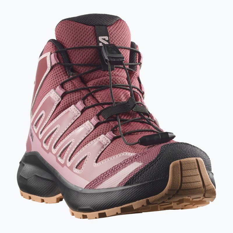 Children's hiking boots Salomon XA Pro Mid Waterproof nocturne/dusky orchid