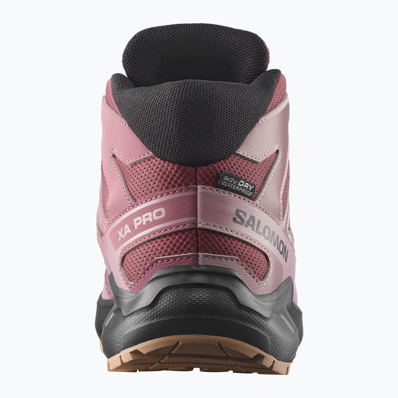Children's hiking boots Salomon XA Pro Mid Waterproof nocturne/dusky orchid 2