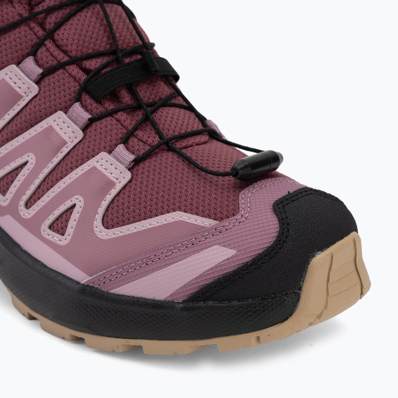 Children's hiking boots Salomon XA Pro Mid Waterproof nocturne/dusky orchid 7