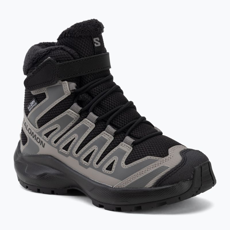 Children's hiking boots Salomon XA Pro Winter Waterproof black/castlerock