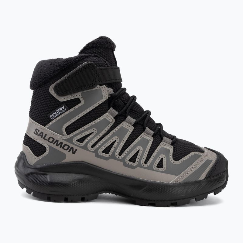 Children's hiking boots Salomon XA Pro Winter Waterproof black/castlerock 2