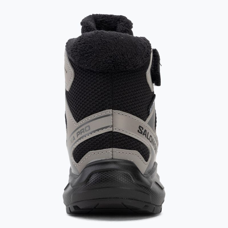 Children's hiking boots Salomon XA Pro Winter Waterproof black/castlerock 6