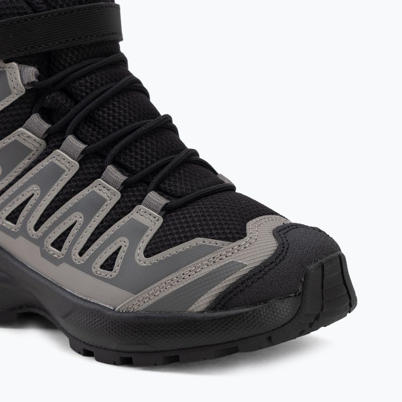 Children's hiking boots Salomon XA Pro Winter Waterproof black/castlerock 7