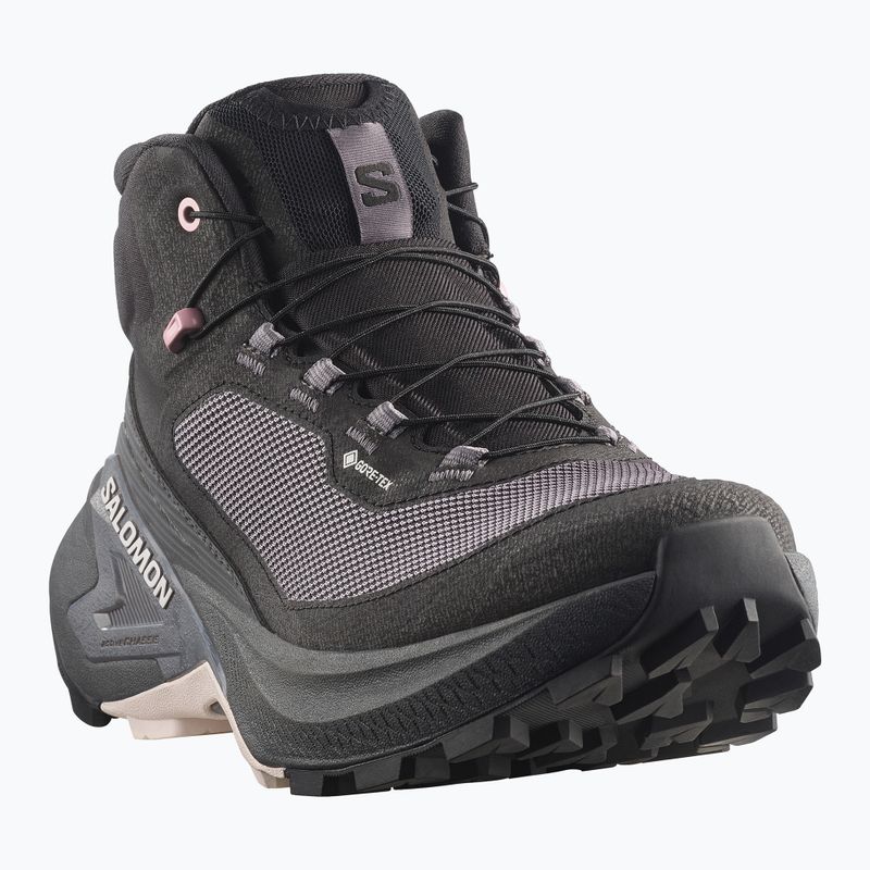 Women's hiking boots Salomon Genesis Mid GTX black/dawn pink