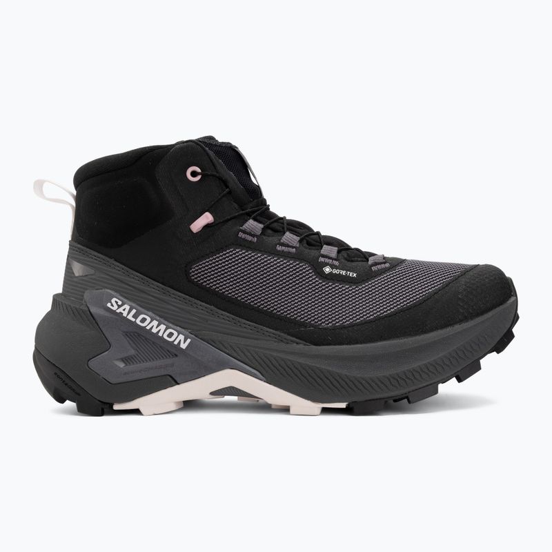 Women's hiking boots Salomon Genesis Mid GTX black/dawn pink 2