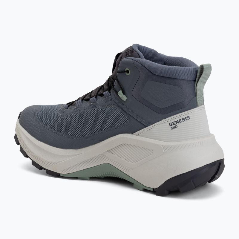 Women's hiking boots Salomon Genesis Mid GTX grisaille/green milieu 3