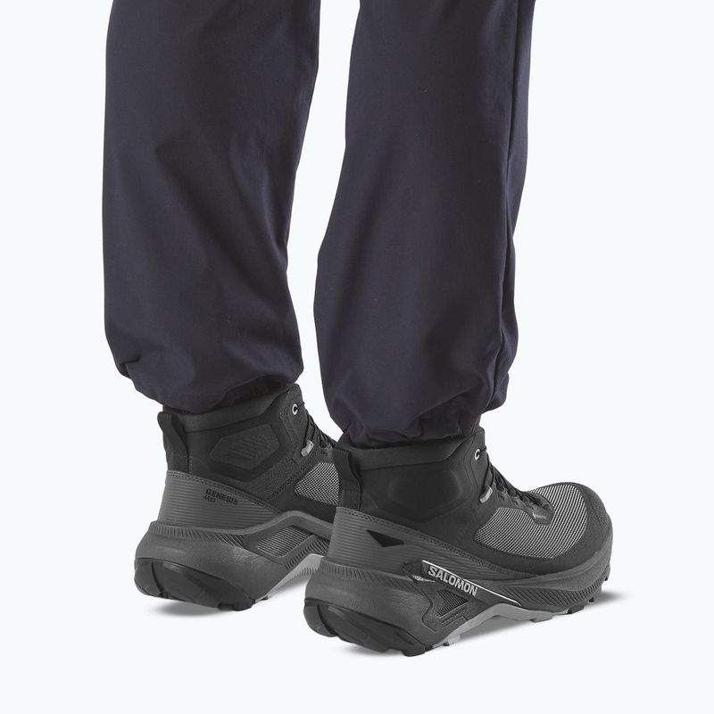 Men's hiking boots Salomon Genesis Mid GTX black/asphalt 5