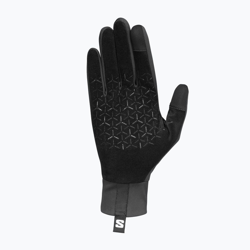 Running gloves Salomon Tech Softshell deep black 2