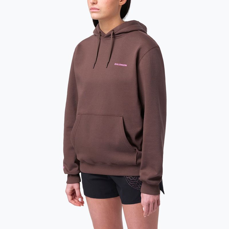 Men's running sweatshirt Salomon Shortney Hoodie shopping bag 4