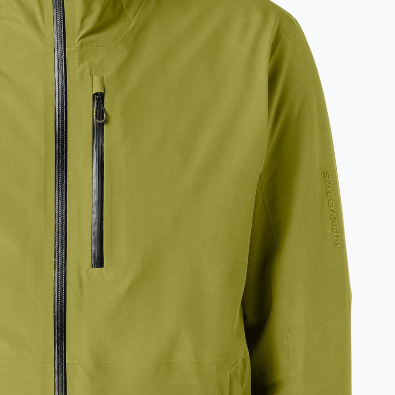 Men's ski jacket Salomon Highland cardamon seed 4