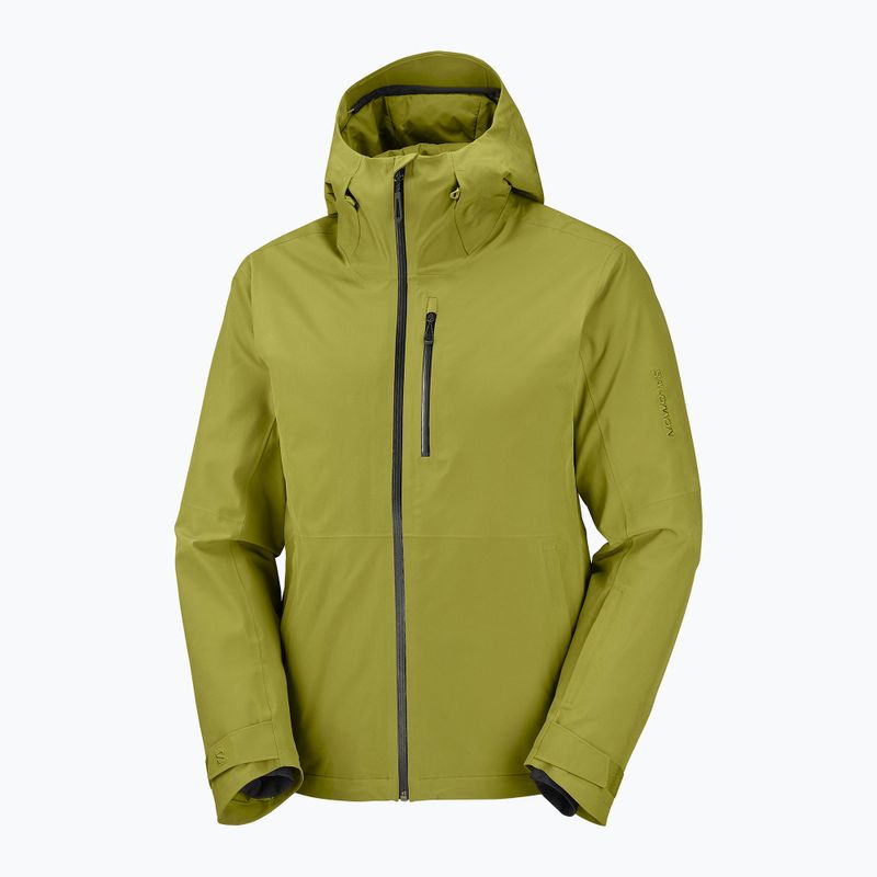 Men's ski jacket Salomon Highland cardamon seed 7