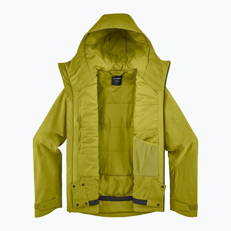 Men's ski jacket Salomon Highland cardamon seed 8