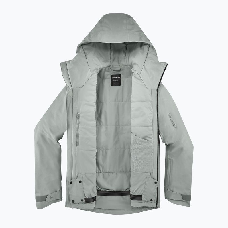 Men's ski jacket Salomon Highland wrought iron 8