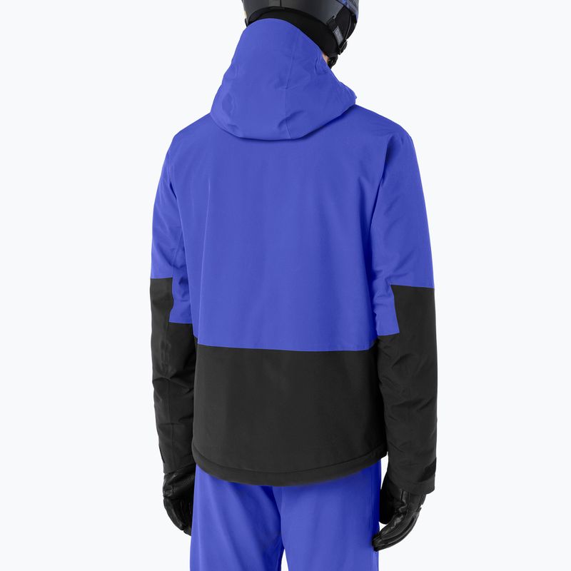 Men's ski jacket Salomon Highland clematis blue/deep black 2