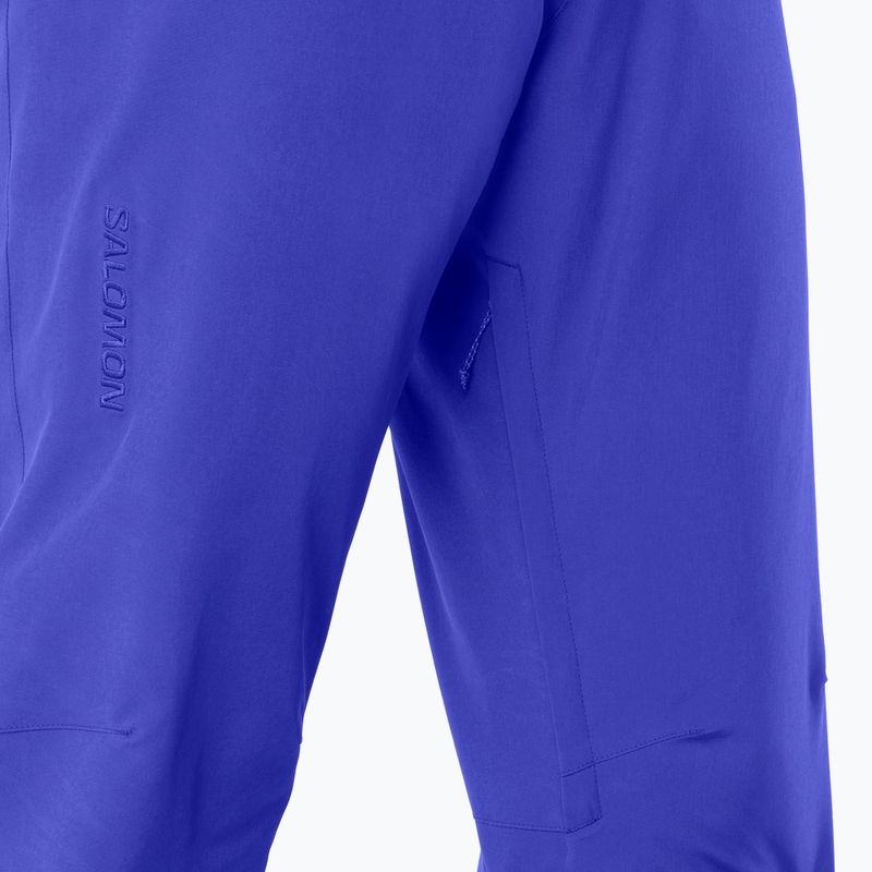 Men's ski trousers Salomon Edge clematis blue 4