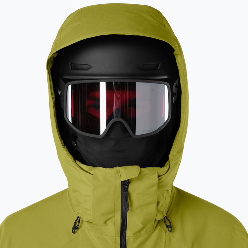 Men's ski jacket Salomon Brilliant 2.0 cardamon seed/deep black 3