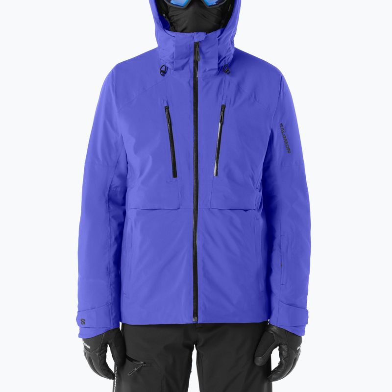 Men's ski jacket Salomon Brilliant 2.0 clematis blue