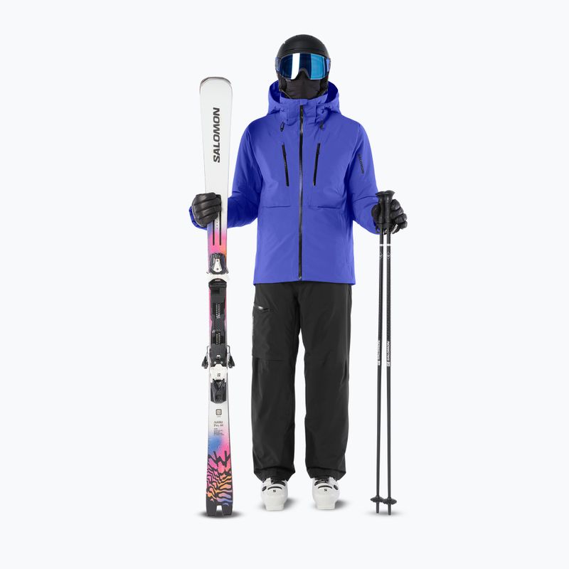 Men's ski jacket Salomon Brilliant 2.0 clematis blue 2