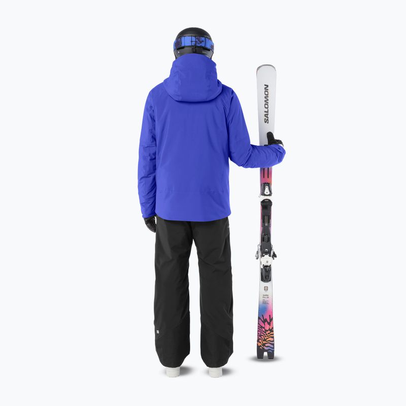 Men's ski jacket Salomon Brilliant 2.0 clematis blue 3